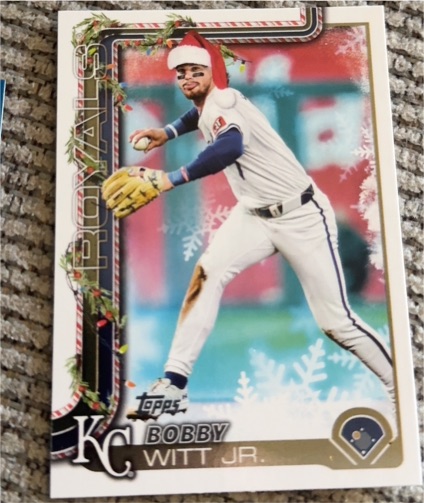 2025 Topps Holiday #H100 Bobby Witt Jr. — front