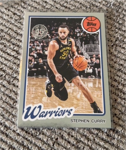 2025-26 Topps 45th Anniversary #80BK-89 Stephen Curry — front