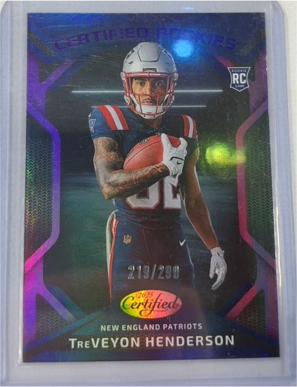 2025 Panini Certified Rookies #CRK-THN TreVeyon Henderson — front