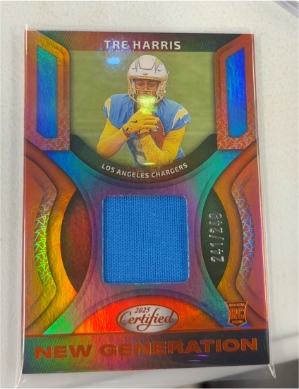 2025 Panini Certified #NGJ-THS Tre Harris — front