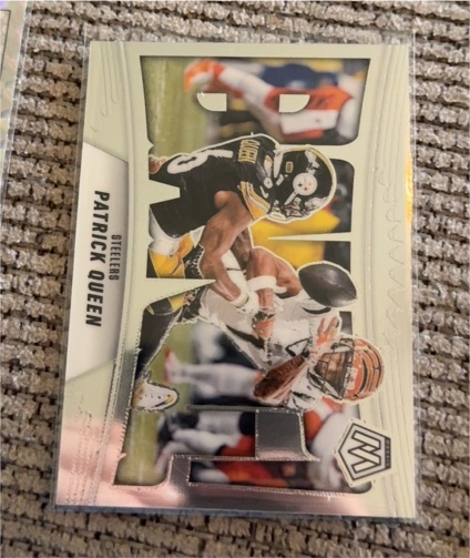 2025 Panini Mosaic Bang! #12 Patrick Queen — front