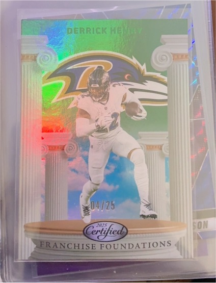 2025 Panini Certified Franchise Foundations #FFO-DHY Derrick Henry — front