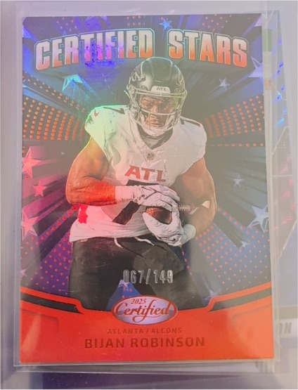 2025 Panini Certified #CST-BRN Bijan Robinson — front