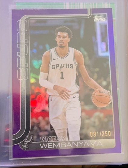 2025-26 Topps Basketball #195 Victor Wembanyama — front