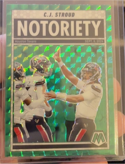 2025 Panini Mosaic #5 C.J. Stroud Notoriety — front