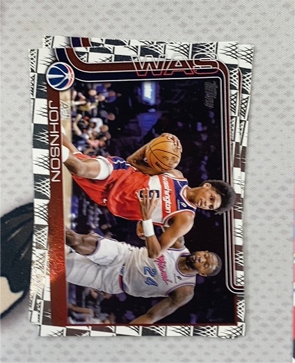 2025-26 Topps #99 AJ Johnson Season Tip Off — front
