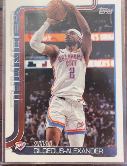 2025-26 Topps #115 Shai Gilgeous-Alexander — front