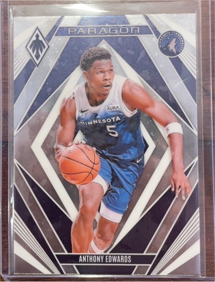 2023-24 Panini Phoenix #9 Anthony Edwards Paragon — front