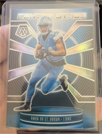 2022 Panini Mosaic Center Stage Amon-Ra St. Brown — front