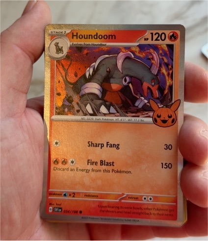 2023 Pokémon Scarlet & Violet Trick or Trade #034 Houndoom — front