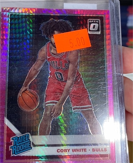 2019-20 Donruss Optic #180 Coby White — front