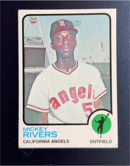 1973 Topps #597 Mickey Rivers — front