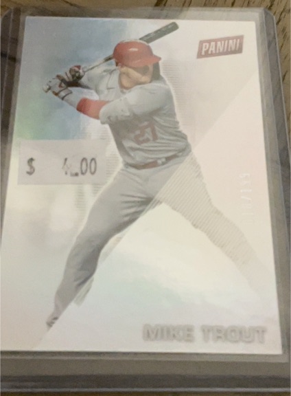 2019 Topps Now #MT8 Mike Trout Los Angeles Angels — front