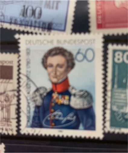 1981 Deutsche Bundespost #1364 Carl von Clausewitz — front