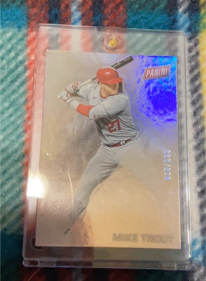 2022 Panini Father's Day #21 Mike Trout — front