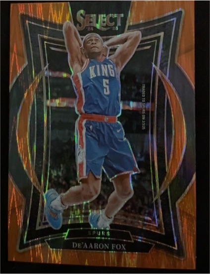 2024-25 Panini Select #3 De'Aaron Fox — front