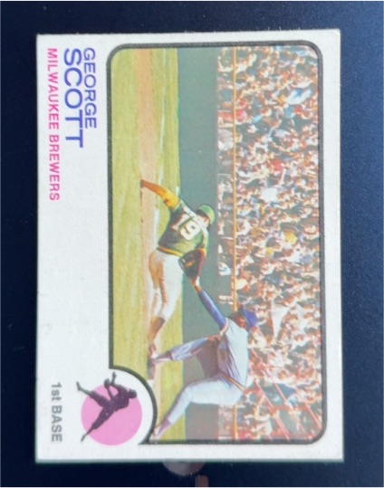 1973 Topps #263 George Scott — front