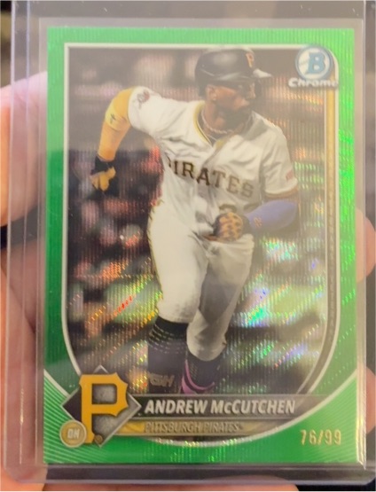 2025 Bowman Chrome #24 Andrew McCutchen — front