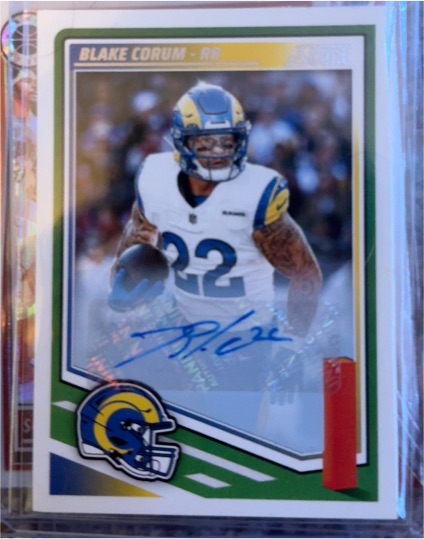 2025 Panini Score #243 Blake Corum — front