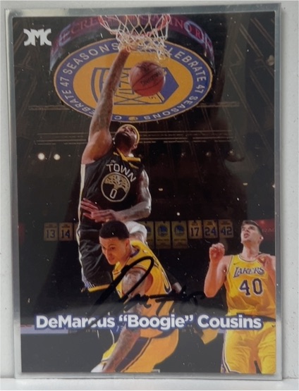 2019 Unknown DeMarcus "Boogie" Cousins — front