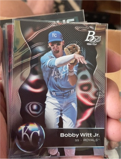 2023 Bowman Platinum #8 Bobby Witt Jr. — front