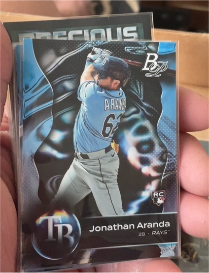 2023 Bowman Platinum #80 Jonathan Aranda — front