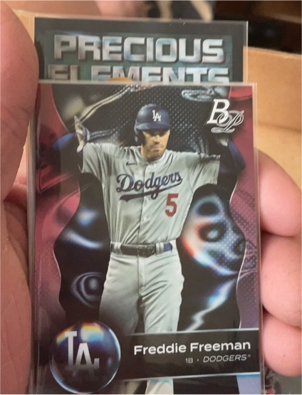 2023 Bowman Platinum #83 Freddie Freeman — front