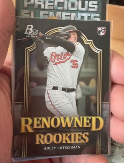 2023 Bowman Platinum Renowned Rookies #RR-3 Adley Rutschman — front