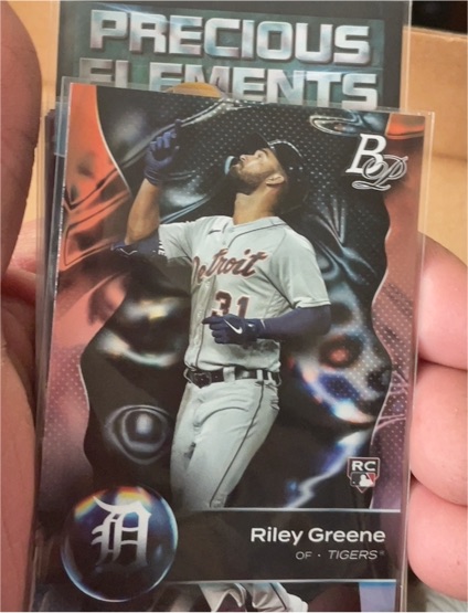 2023 Bowman Platinum #26 Riley Greene — front