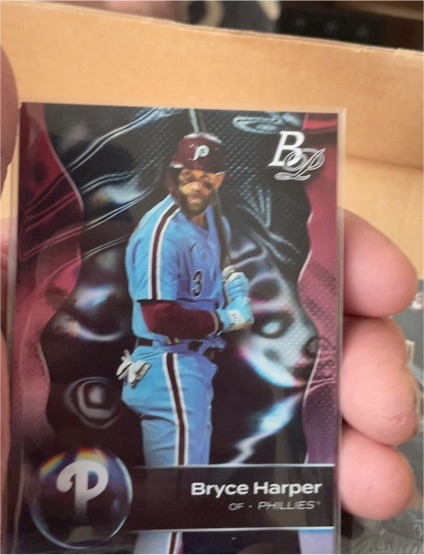 2023 Bowman Platinum #10 Bryce Harper — front