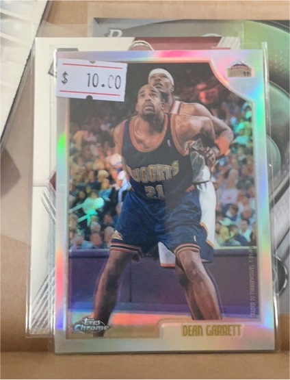 1996 Topps Chrome #136 Dean Garrett — front