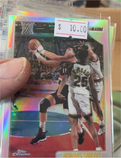 1998-99 Topps Chrome #16 Arvydas Sabonis — front