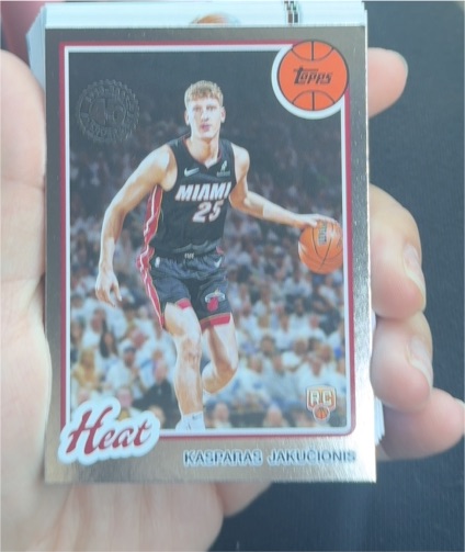2025-26 Topps #80BK-66 Kasparas Jakucionis — front