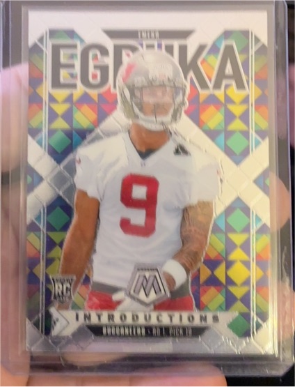 2025 Panini Mosaic #1 Emeka Egbuka Introductions Rookie Card — front