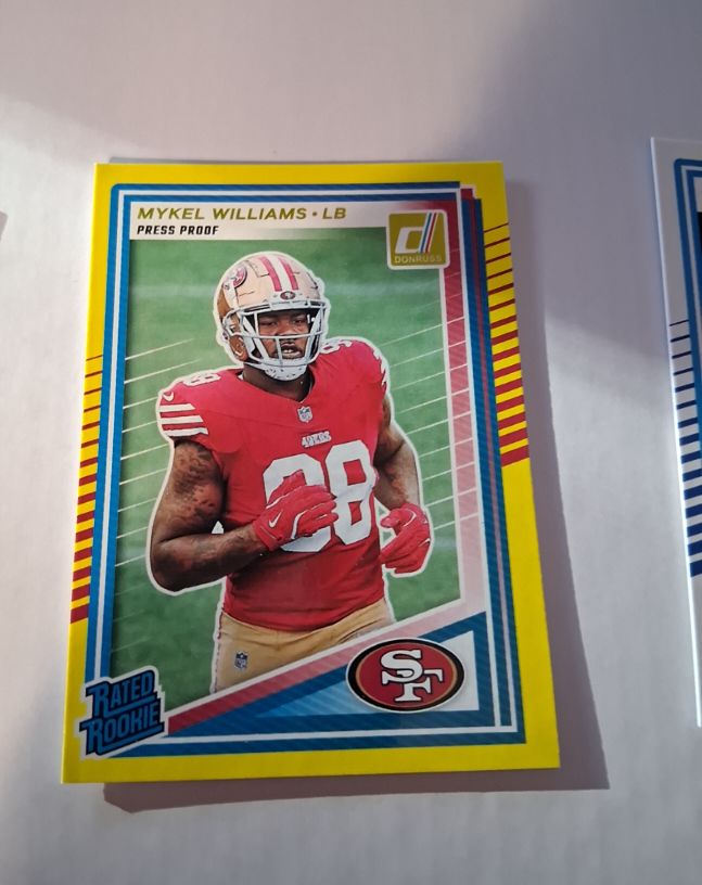 2025 Donruss #319 Mykel Williams — front