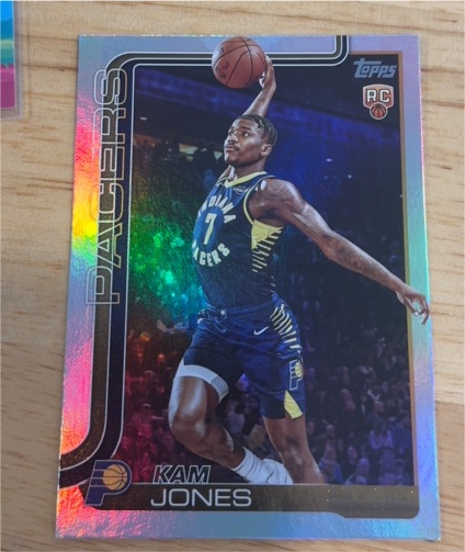 2025-26 Topps #239 Kam Jones — front