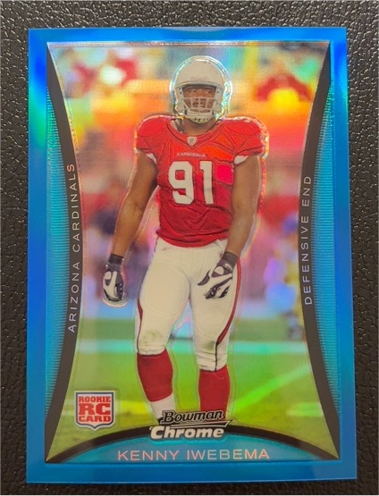 2008 Bowman Chrome #99 Kenny Iwebema — front