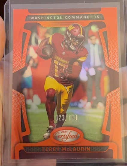 2025 Panini Certified #99 Terry McLaurin — front