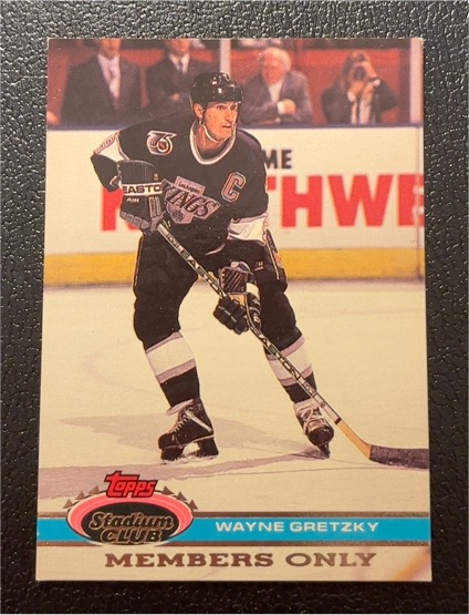 1991 Topps Stadium Club Members Only #NNO Wayne Gretzky — front