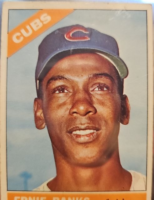 1966 Topps #110 Ernie Banks — front
