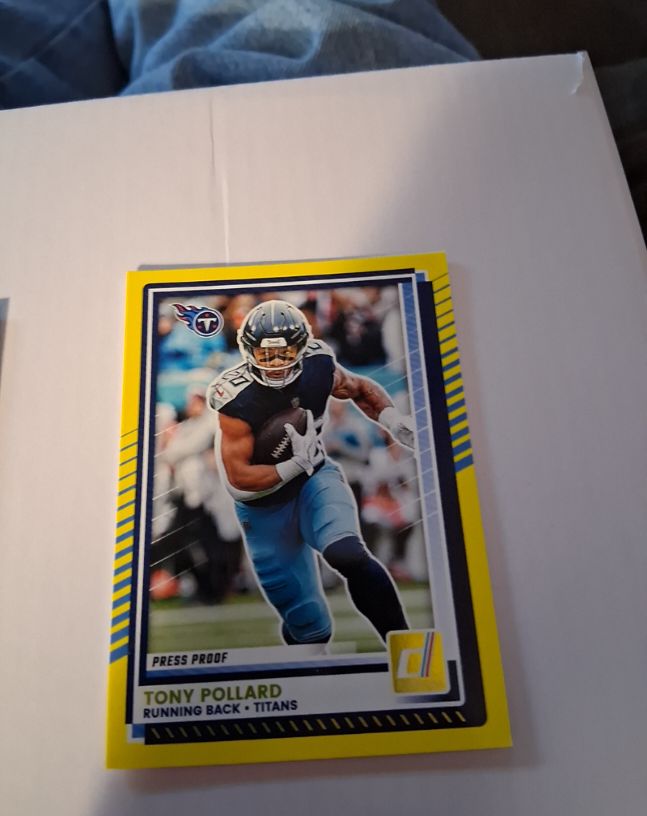 2025 Panini Donruss Press Proof Tony Pollard — front