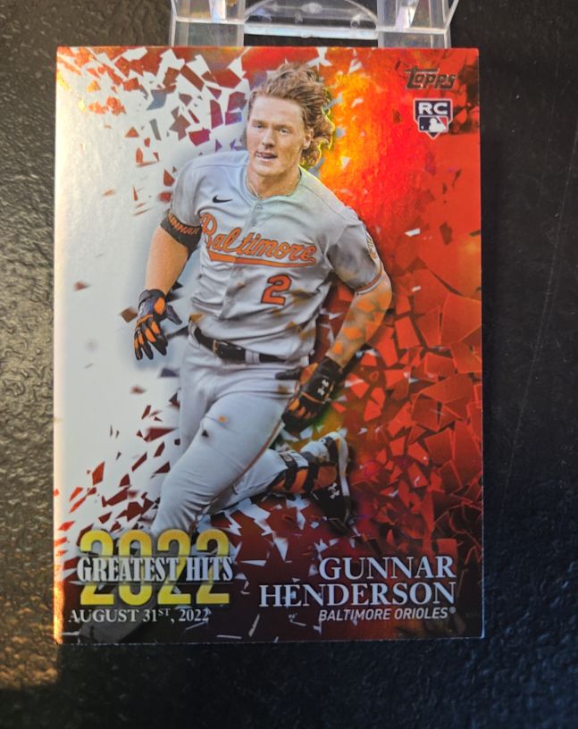 2023 Topps Series 1 #22GH-13 Gunnar Henderson — front