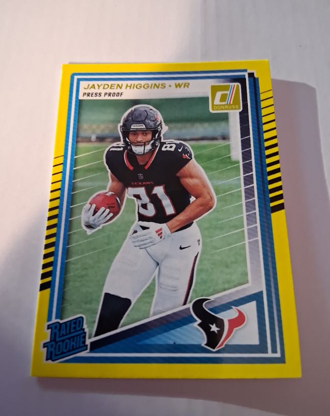 2025 Donruss #334 Jayden Higgins — front