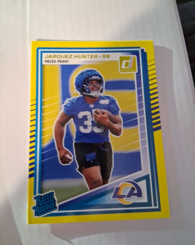 2025 Donruss #352 Jarquez Hunter — front