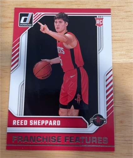 2024-25 Panini Donruss #24 Reed Sheppard Franchise Features — front