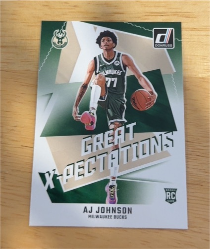 2024-25 Panini Donruss #6 AJ Johnson — front