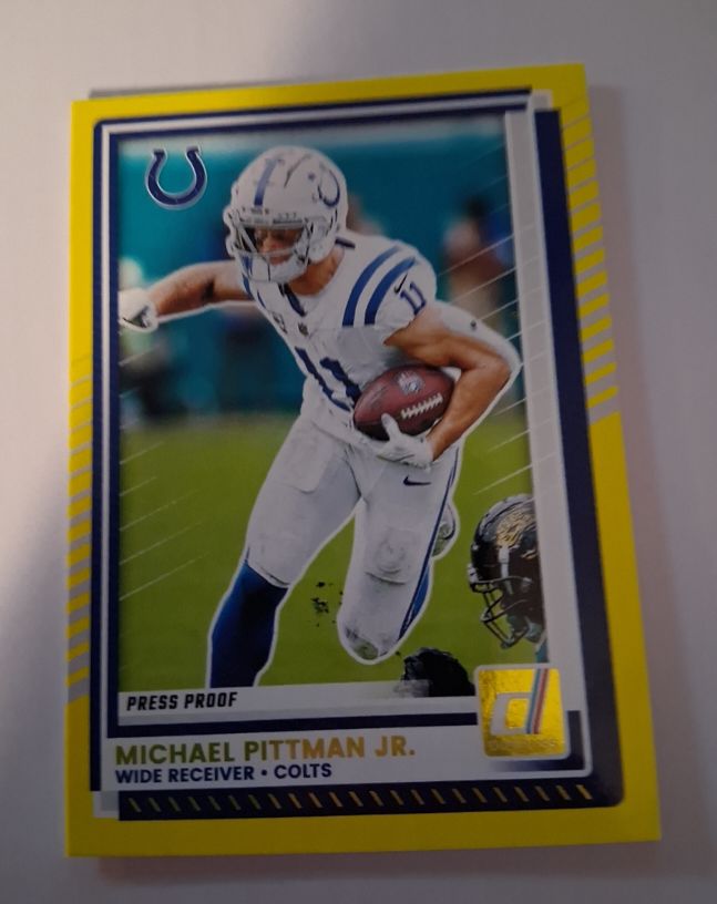 2025 Panini Donruss #185 Michael Pittman Jr. — front