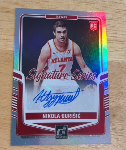 2024-25 Donruss Signature Series #Nikola Durisic — front