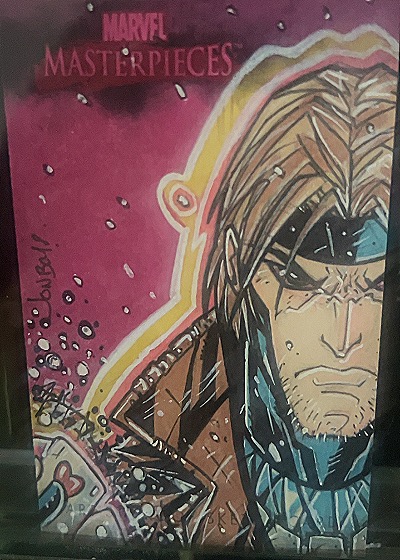 1995 Marvel Masterpieces Gambit — front