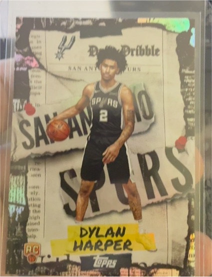 2025-26 Topps #DD-32 Dylan Harper The Daily Dribble — front
